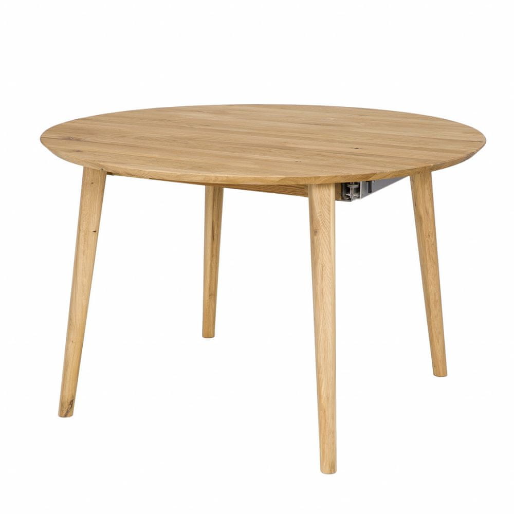 eoshop Jedálenský stôl ST382 S120 masív - dub (Farba dreva: Dub bielený)